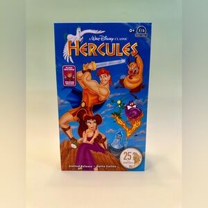Disney Hercules VHS limited release plush NWT